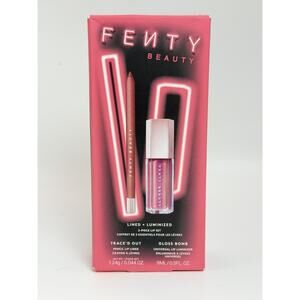 FENTY BEAUTY Lined + Luminized 2pc Set- Lip Liner Riri & Gloss Bomb Grape Splash